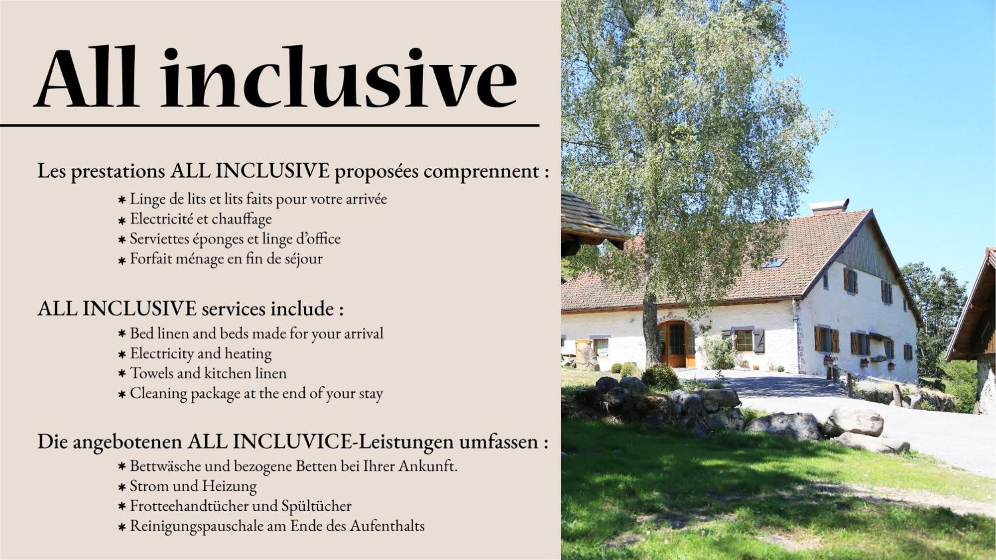 La Ferme Du Douanier & Spa 5 Etoiles All Inclusive Ventron Exteriör bild